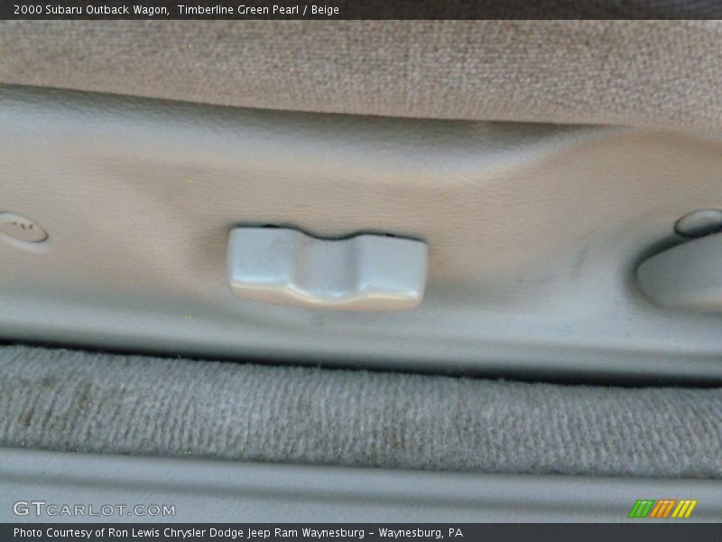 Timberline Green Pearl / Beige 2000 Subaru Outback Wagon