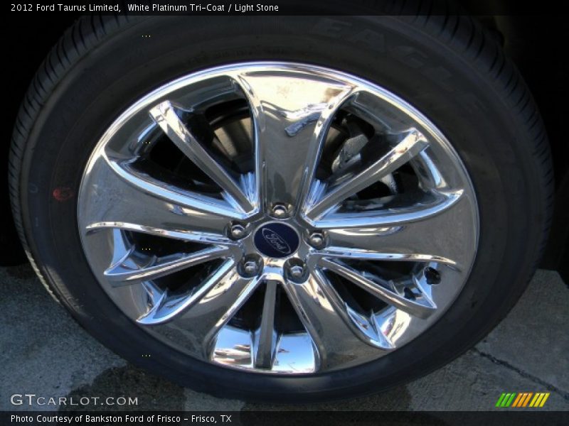 White Platinum Tri-Coat / Light Stone 2012 Ford Taurus Limited