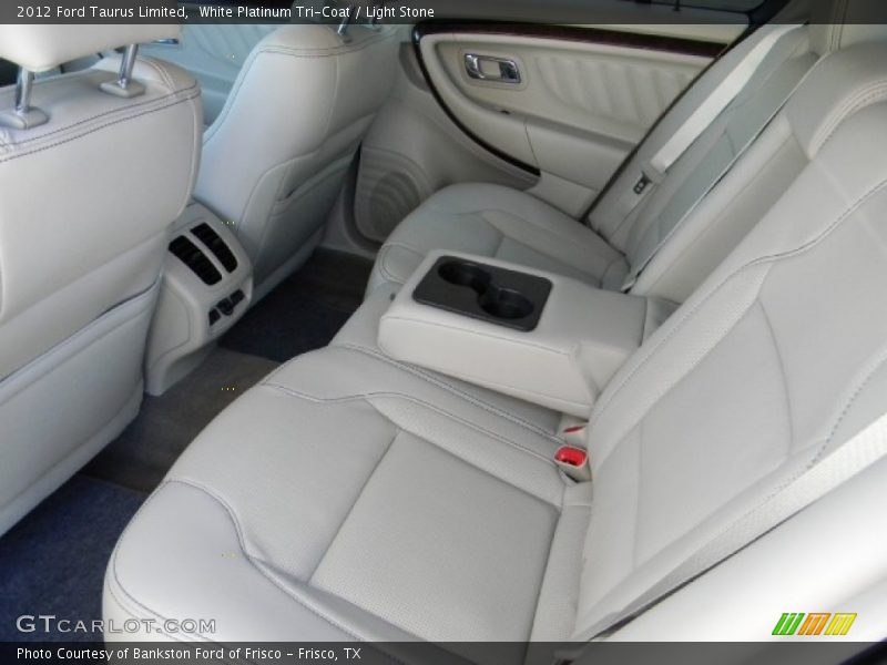 White Platinum Tri-Coat / Light Stone 2012 Ford Taurus Limited