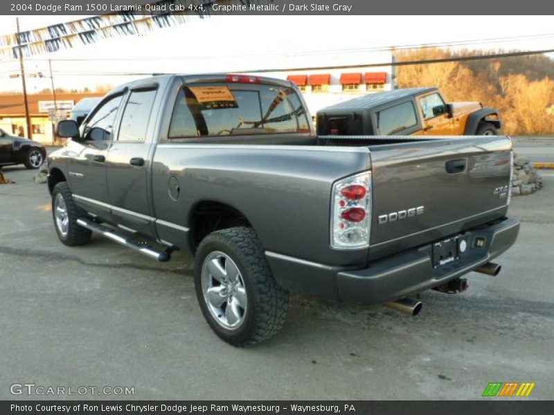 Graphite Metallic / Dark Slate Gray 2004 Dodge Ram 1500 Laramie Quad Cab 4x4