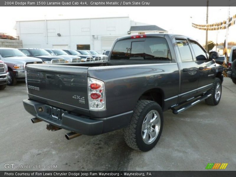 Graphite Metallic / Dark Slate Gray 2004 Dodge Ram 1500 Laramie Quad Cab 4x4