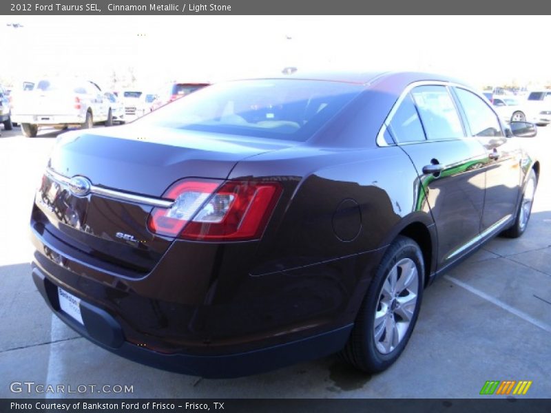 Cinnamon Metallic / Light Stone 2012 Ford Taurus SEL