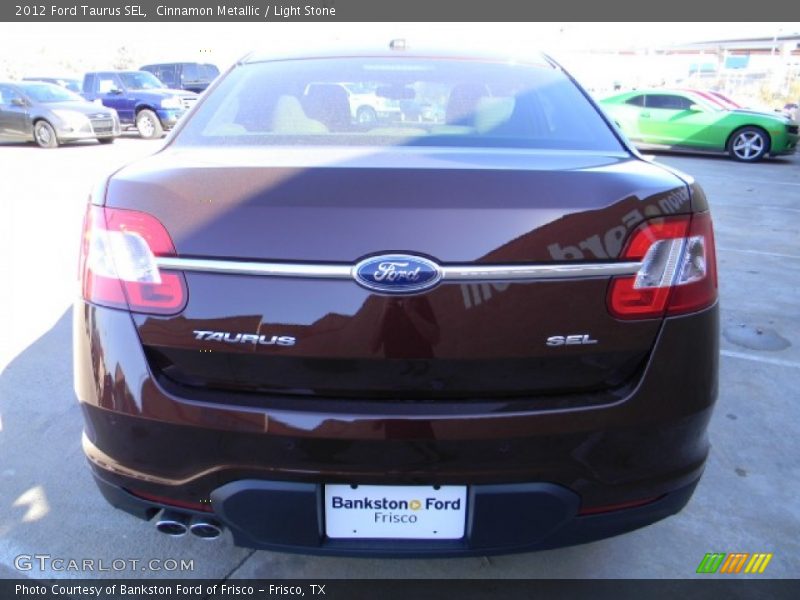 Cinnamon Metallic / Light Stone 2012 Ford Taurus SEL