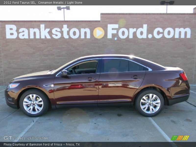 Cinnamon Metallic / Light Stone 2012 Ford Taurus SEL