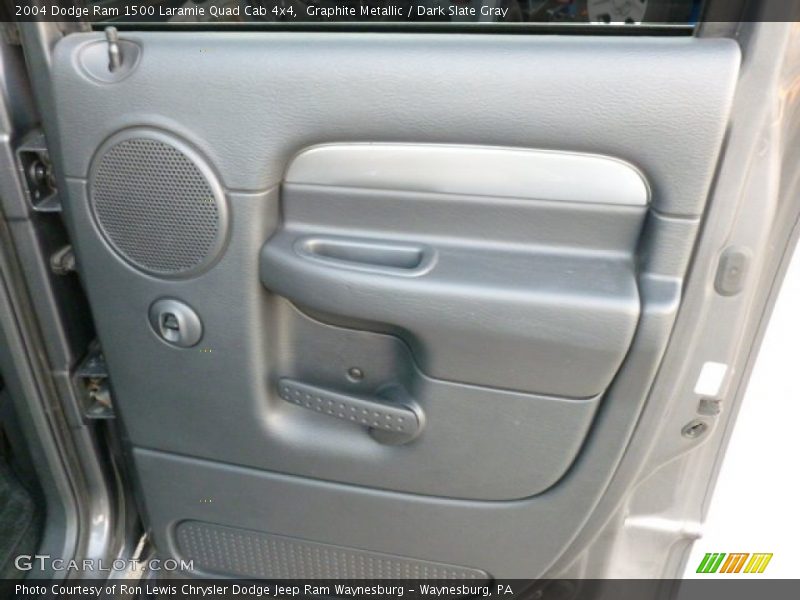 Graphite Metallic / Dark Slate Gray 2004 Dodge Ram 1500 Laramie Quad Cab 4x4