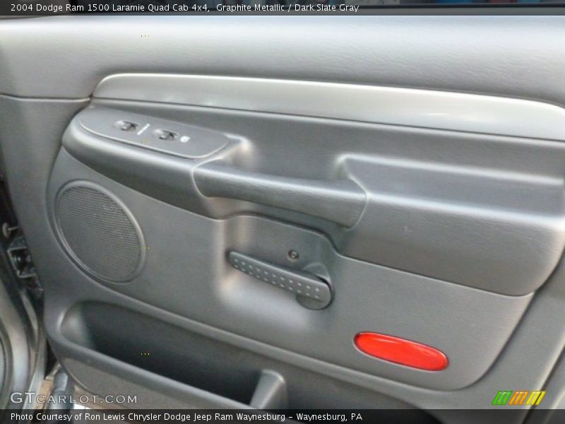 Graphite Metallic / Dark Slate Gray 2004 Dodge Ram 1500 Laramie Quad Cab 4x4
