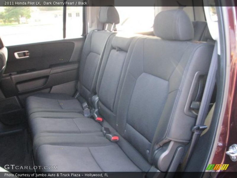 Dark Cherry Pearl / Black 2011 Honda Pilot LX