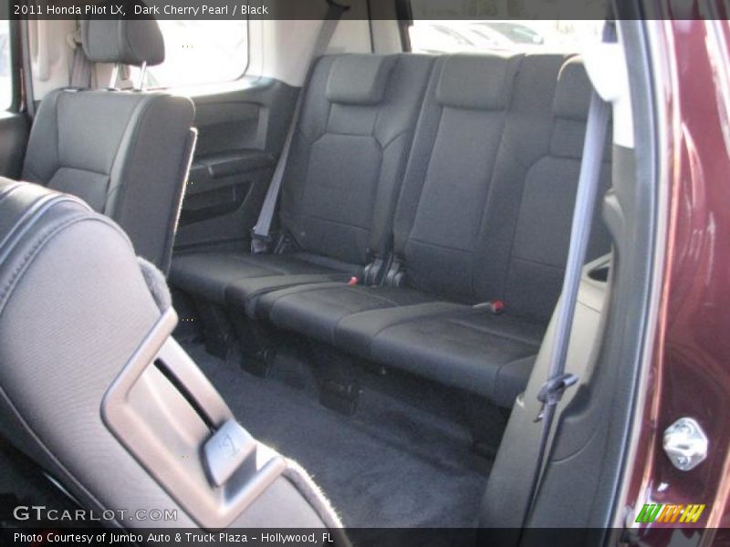 Dark Cherry Pearl / Black 2011 Honda Pilot LX