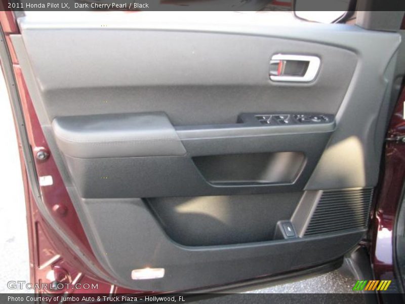 Dark Cherry Pearl / Black 2011 Honda Pilot LX