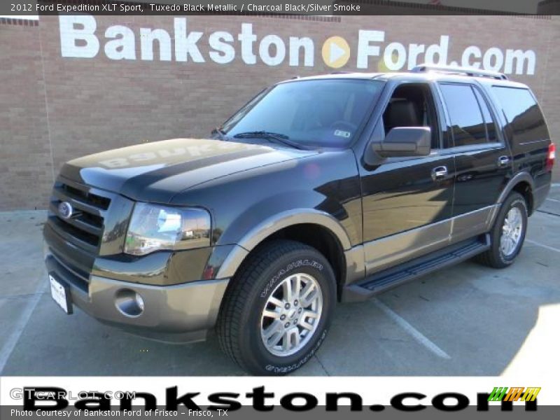 Tuxedo Black Metallic / Charcoal Black/Silver Smoke 2012 Ford Expedition XLT Sport