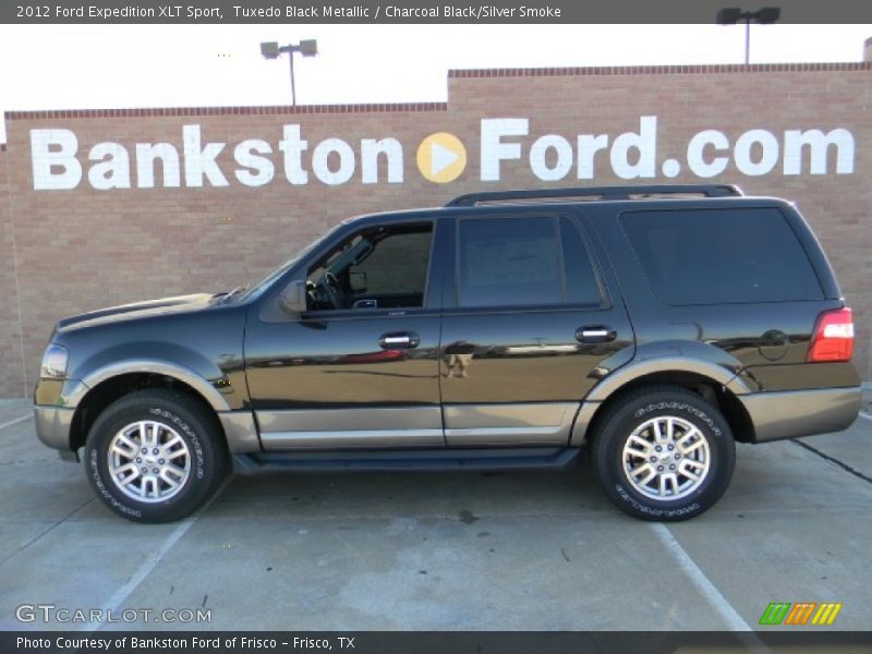 Tuxedo Black Metallic / Charcoal Black/Silver Smoke 2012 Ford Expedition XLT Sport