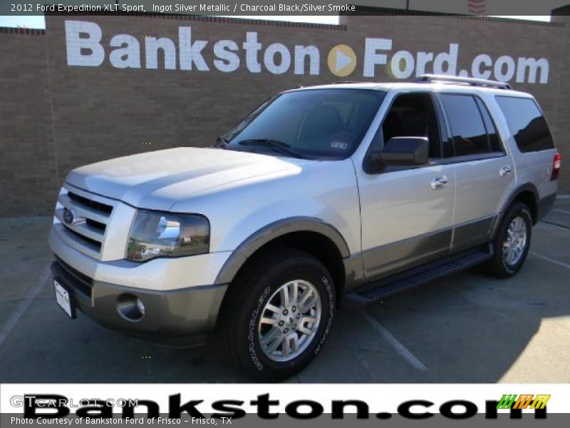 Ingot Silver Metallic / Charcoal Black/Silver Smoke 2012 Ford Expedition XLT Sport