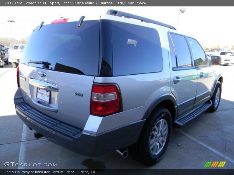 Ingot Silver Metallic / Charcoal Black/Silver Smoke 2012 Ford Expedition XLT Sport