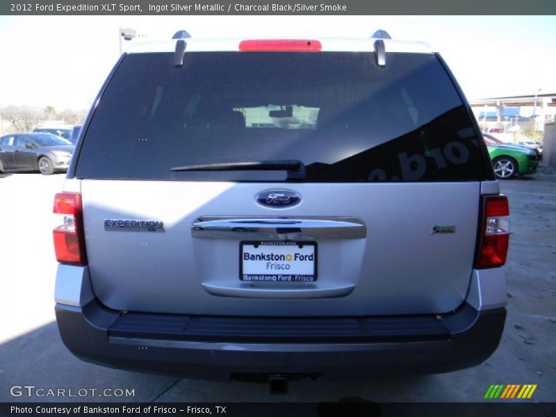 Ingot Silver Metallic / Charcoal Black/Silver Smoke 2012 Ford Expedition XLT Sport