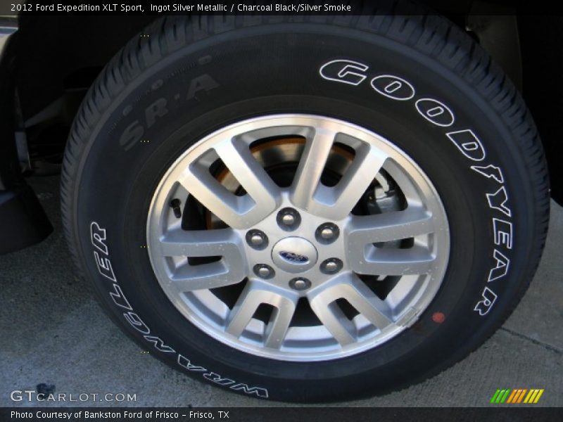Ingot Silver Metallic / Charcoal Black/Silver Smoke 2012 Ford Expedition XLT Sport
