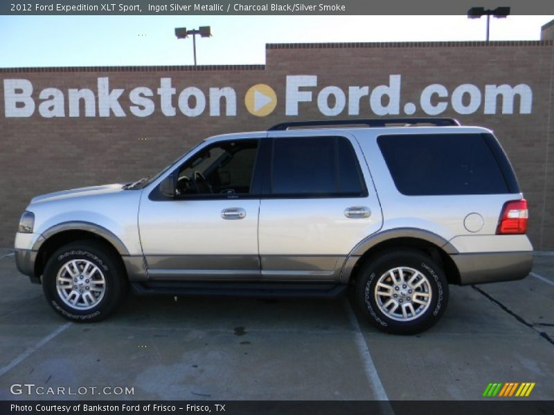 Ingot Silver Metallic / Charcoal Black/Silver Smoke 2012 Ford Expedition XLT Sport