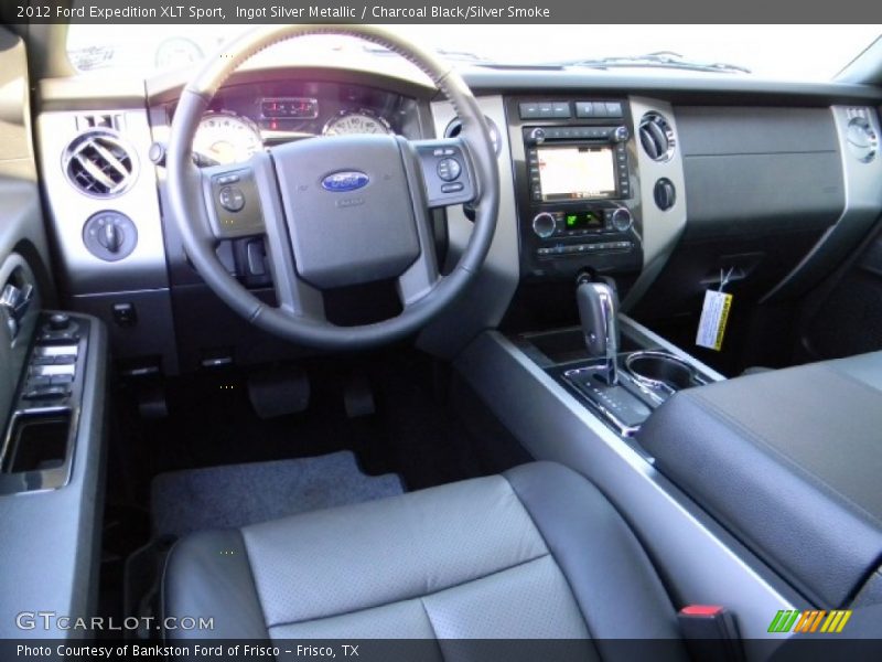 Ingot Silver Metallic / Charcoal Black/Silver Smoke 2012 Ford Expedition XLT Sport