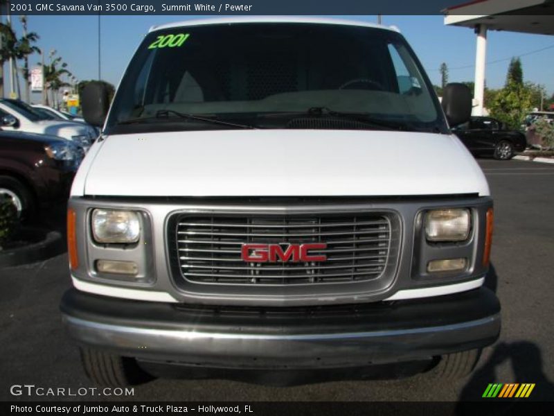 Summit White / Pewter 2001 GMC Savana Van 3500 Cargo