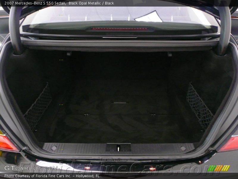 Black Opal Metallic / Black 2007 Mercedes-Benz S 550 Sedan