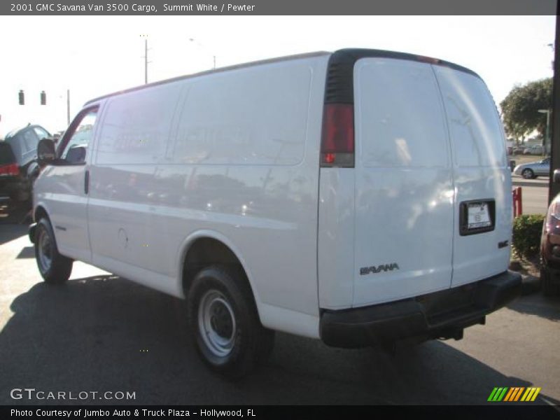 Summit White / Pewter 2001 GMC Savana Van 3500 Cargo