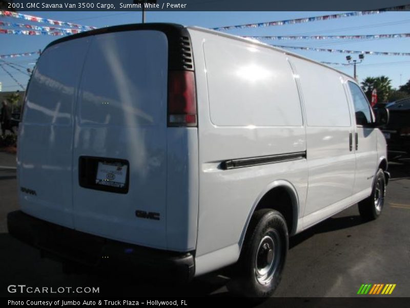 Summit White / Pewter 2001 GMC Savana Van 3500 Cargo