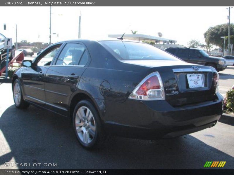 Alloy Metallic / Charcoal Black 2007 Ford Fusion SEL