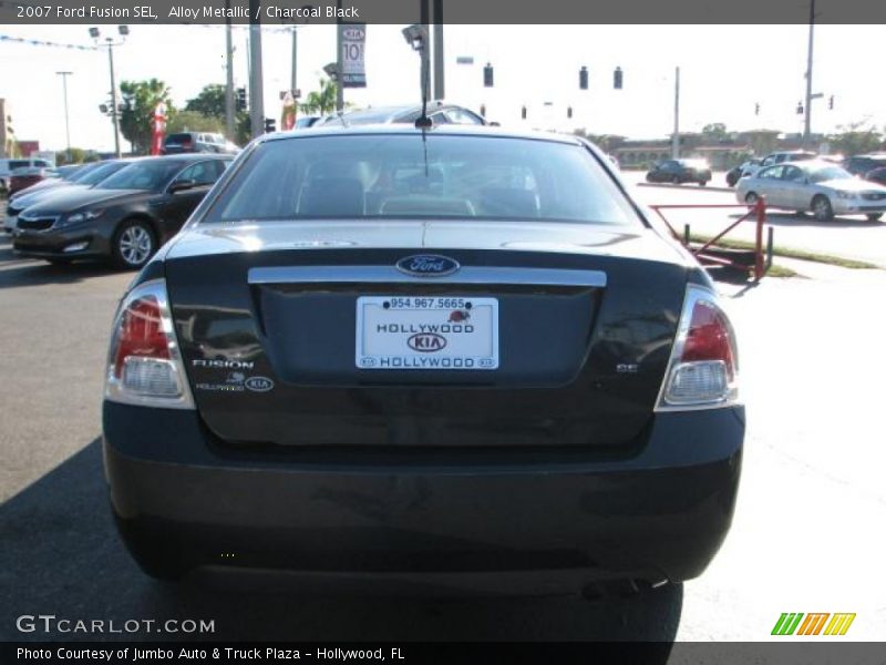 Alloy Metallic / Charcoal Black 2007 Ford Fusion SEL