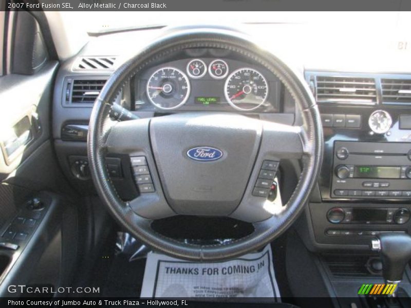 Alloy Metallic / Charcoal Black 2007 Ford Fusion SEL