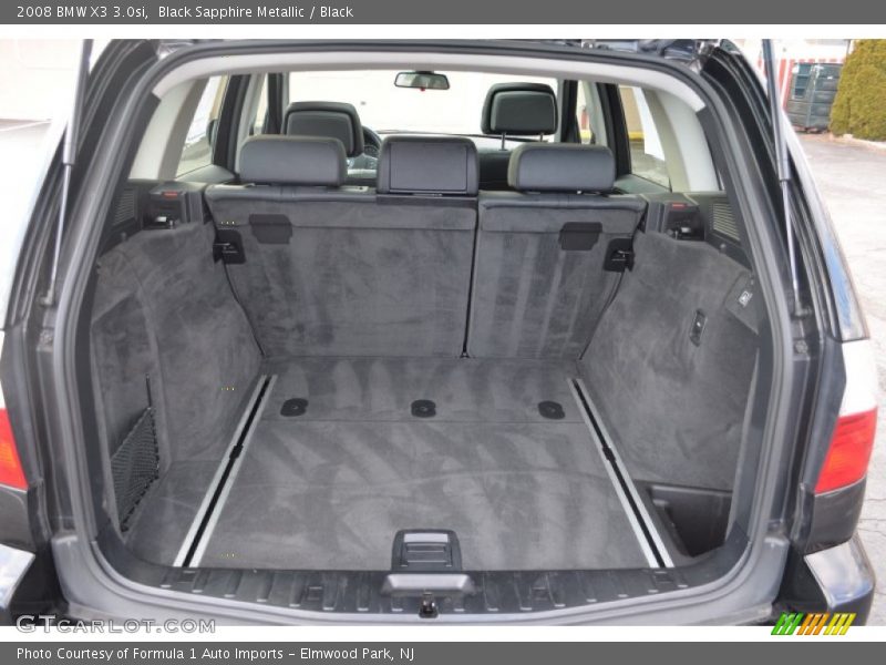 Black Sapphire Metallic / Black 2008 BMW X3 3.0si