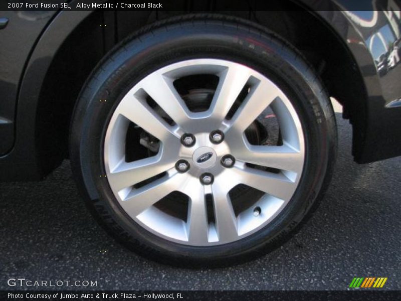 Alloy Metallic / Charcoal Black 2007 Ford Fusion SEL