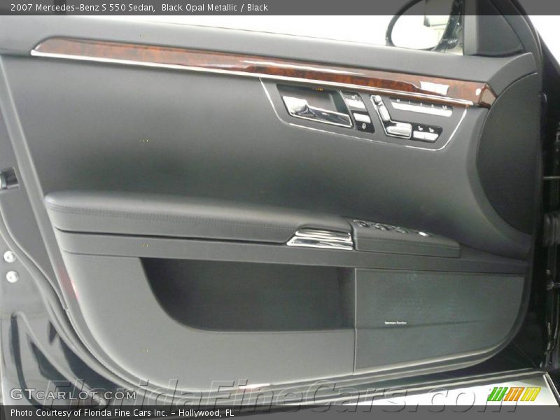 Black Opal Metallic / Black 2007 Mercedes-Benz S 550 Sedan