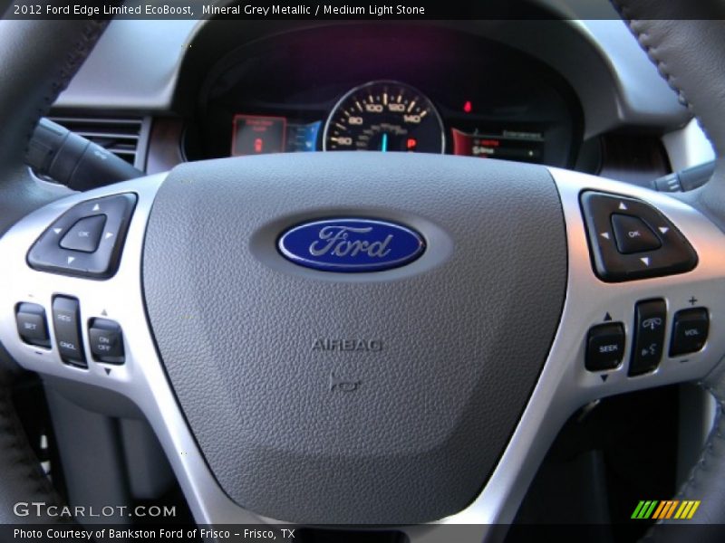 Mineral Grey Metallic / Medium Light Stone 2012 Ford Edge Limited EcoBoost