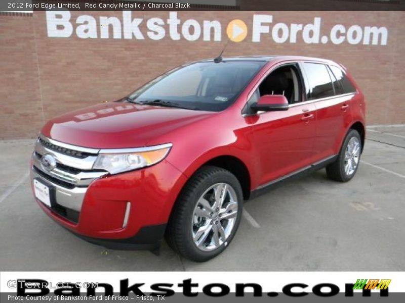 Red Candy Metallic / Charcoal Black 2012 Ford Edge Limited