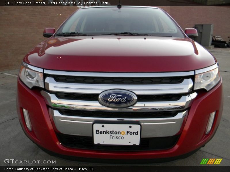 Red Candy Metallic / Charcoal Black 2012 Ford Edge Limited