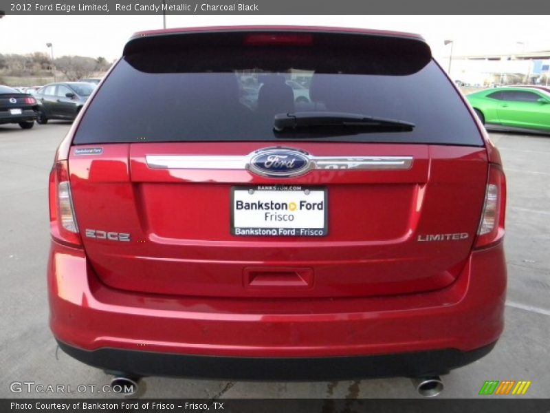 Red Candy Metallic / Charcoal Black 2012 Ford Edge Limited