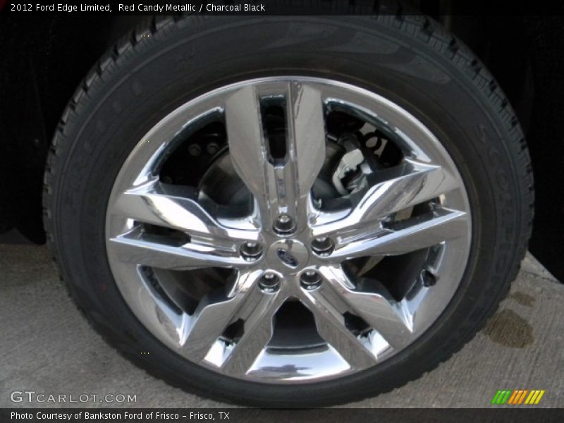 Red Candy Metallic / Charcoal Black 2012 Ford Edge Limited