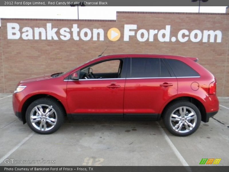 Red Candy Metallic / Charcoal Black 2012 Ford Edge Limited