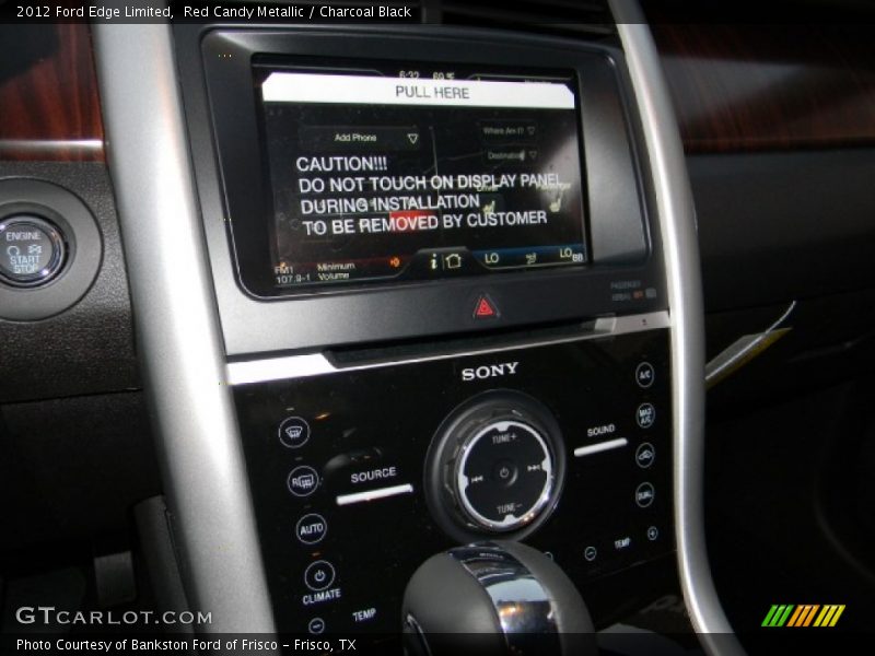 Red Candy Metallic / Charcoal Black 2012 Ford Edge Limited