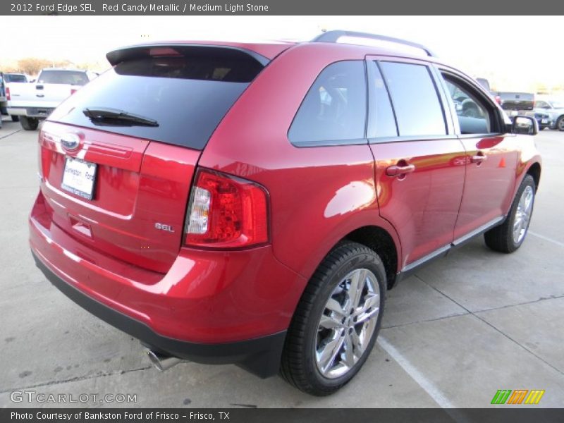 Red Candy Metallic / Medium Light Stone 2012 Ford Edge SEL