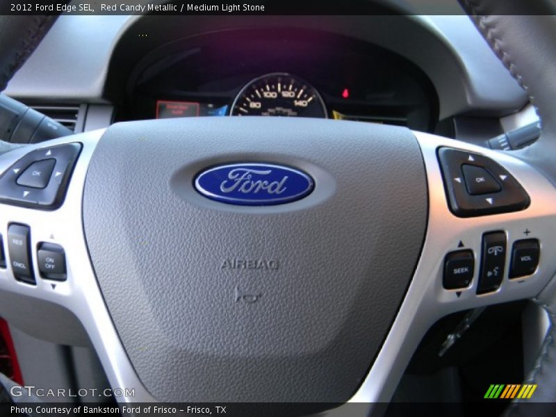 Red Candy Metallic / Medium Light Stone 2012 Ford Edge SEL