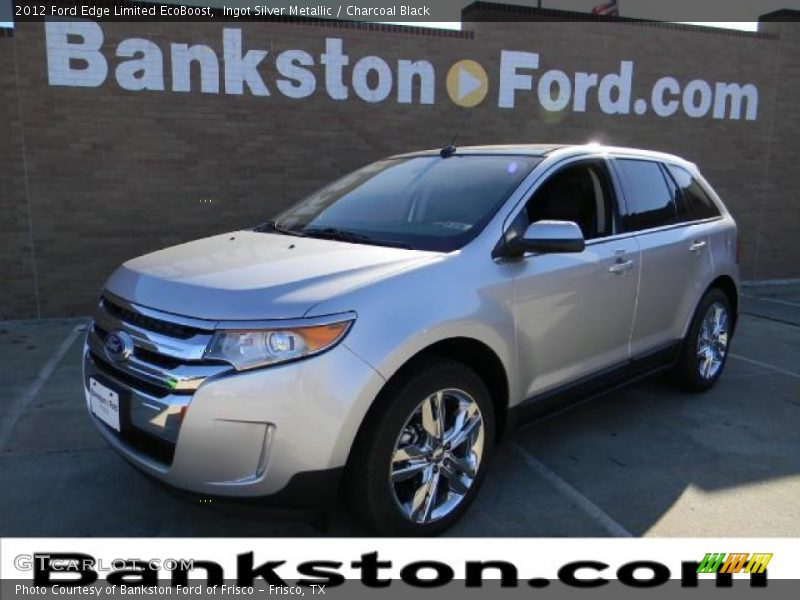 Ingot Silver Metallic / Charcoal Black 2012 Ford Edge Limited EcoBoost