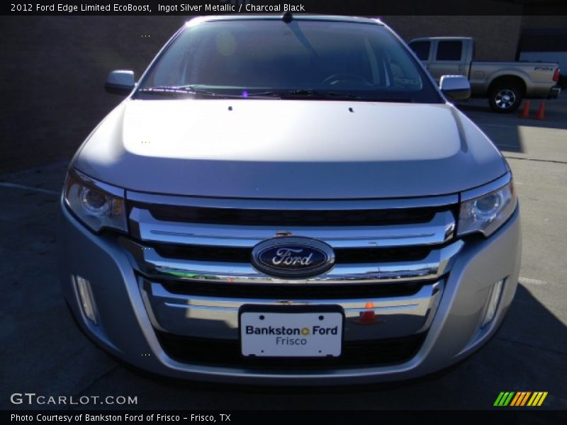 Ingot Silver Metallic / Charcoal Black 2012 Ford Edge Limited EcoBoost