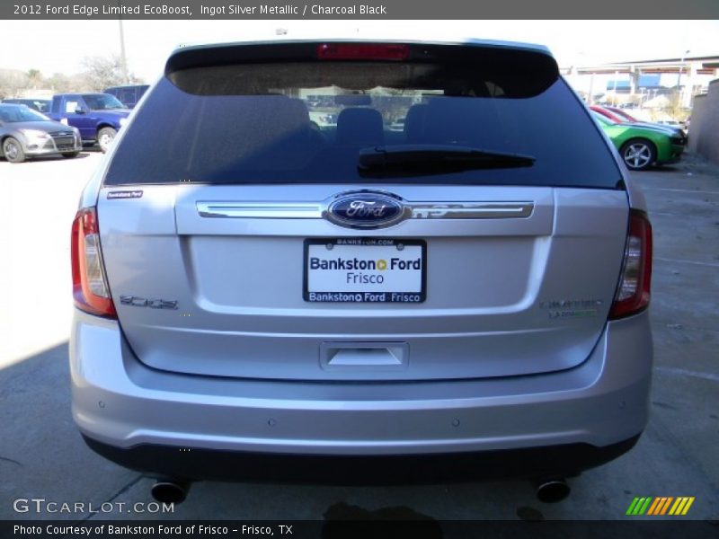 Ingot Silver Metallic / Charcoal Black 2012 Ford Edge Limited EcoBoost