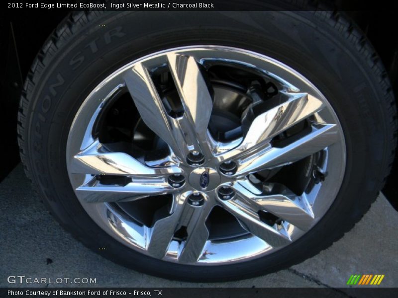 Ingot Silver Metallic / Charcoal Black 2012 Ford Edge Limited EcoBoost