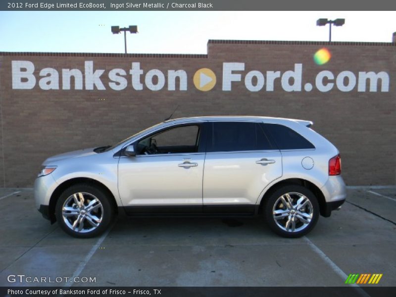 Ingot Silver Metallic / Charcoal Black 2012 Ford Edge Limited EcoBoost