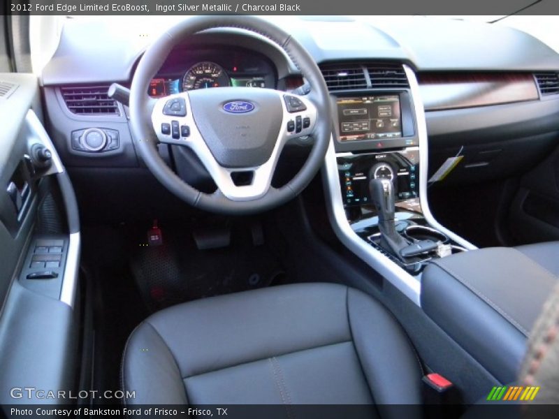 Ingot Silver Metallic / Charcoal Black 2012 Ford Edge Limited EcoBoost