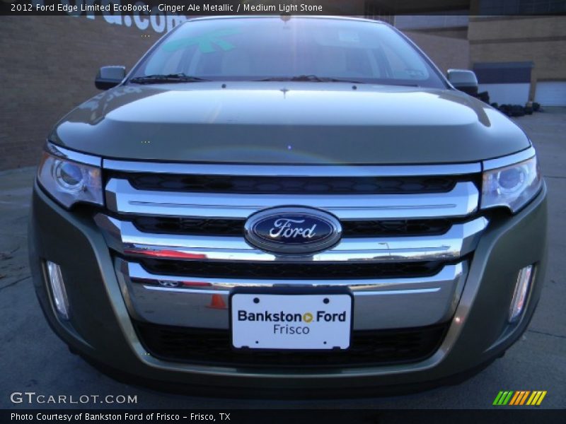 Ginger Ale Metallic / Medium Light Stone 2012 Ford Edge Limited EcoBoost