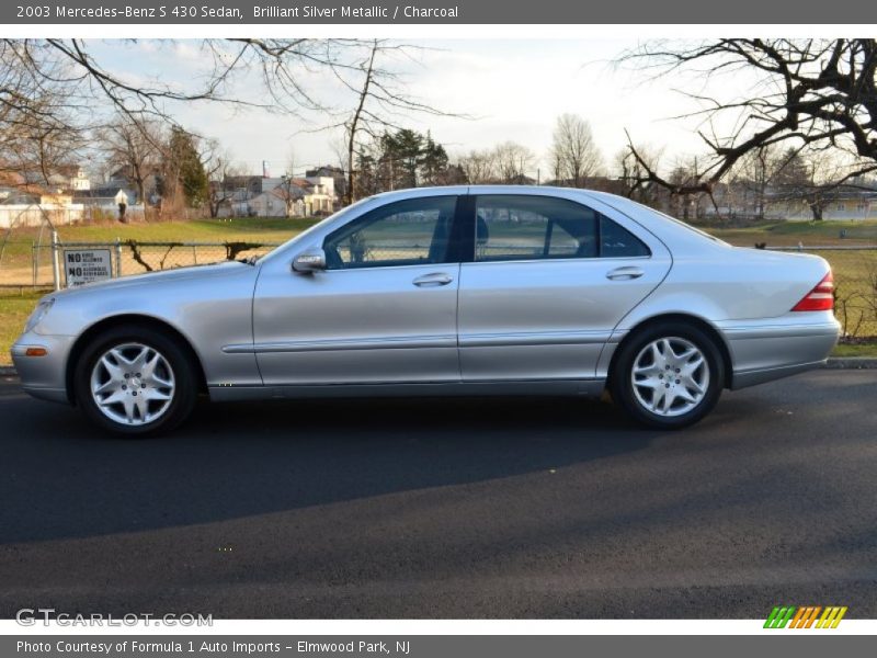 Brilliant Silver Metallic / Charcoal 2003 Mercedes-Benz S 430 Sedan