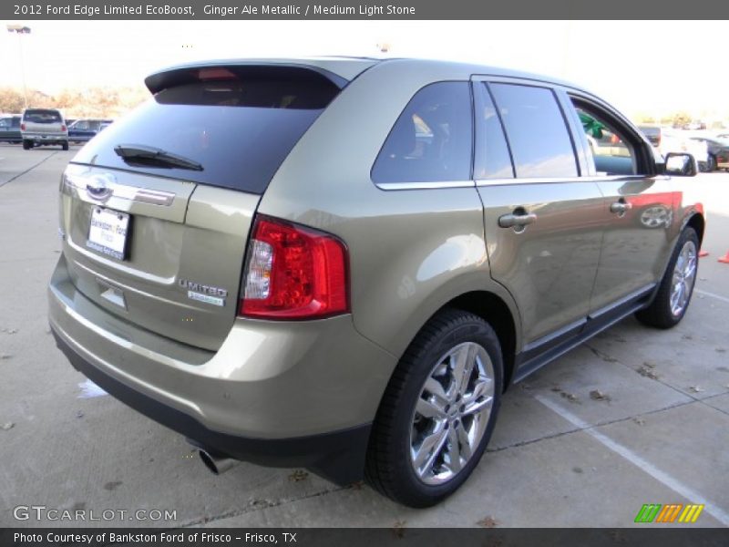 Ginger Ale Metallic / Medium Light Stone 2012 Ford Edge Limited EcoBoost