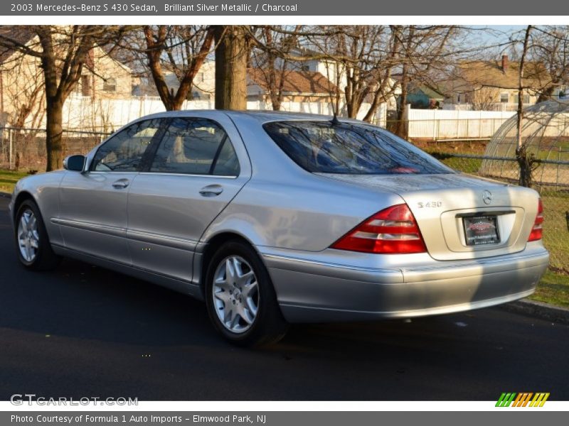 Brilliant Silver Metallic / Charcoal 2003 Mercedes-Benz S 430 Sedan